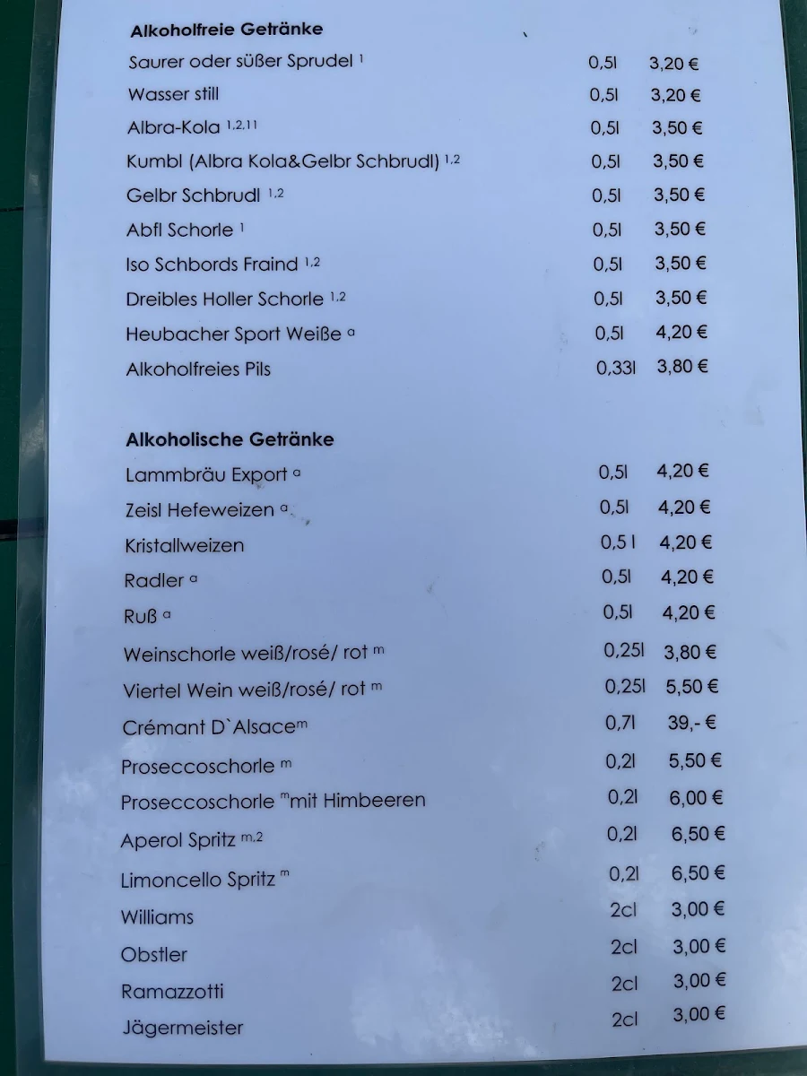 Speisekarte photo 9