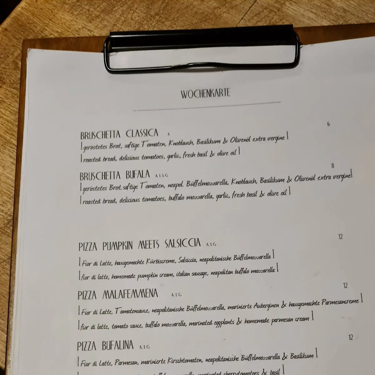 Speisekarte photo 8