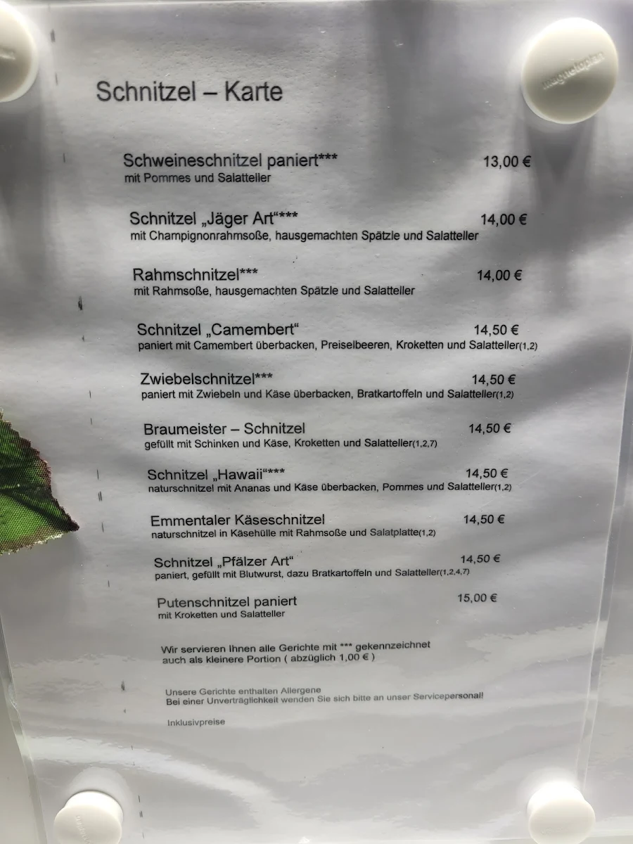 Speisekarte photo 1