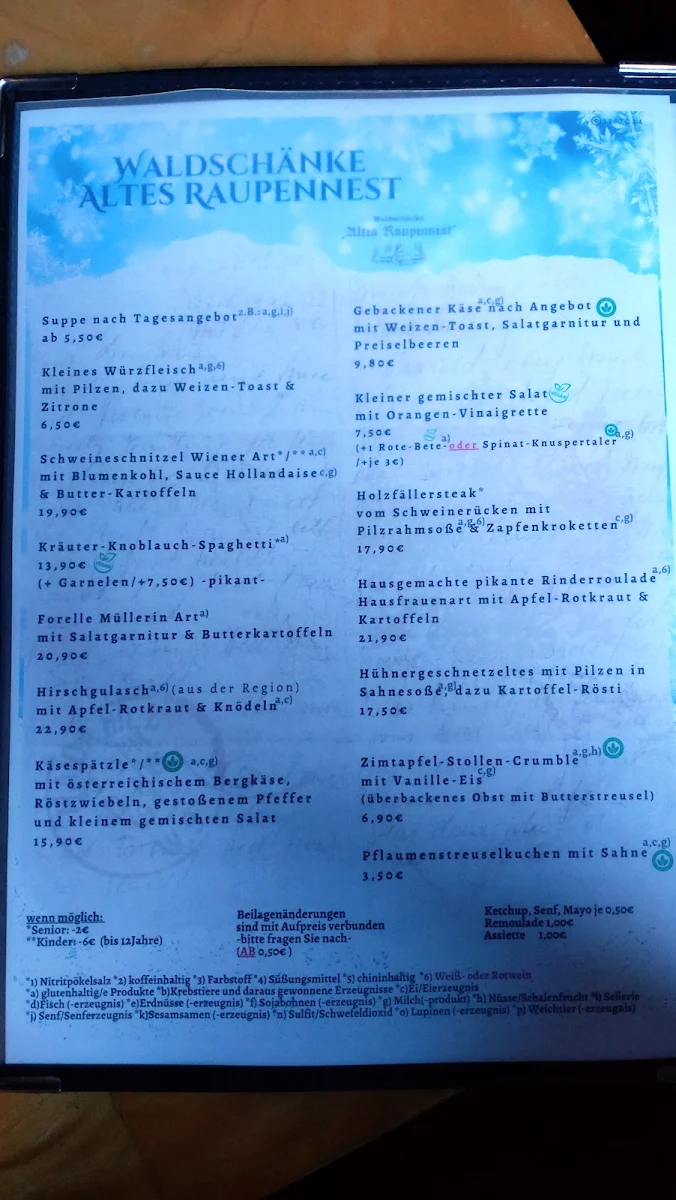 Speisekarte photo 2