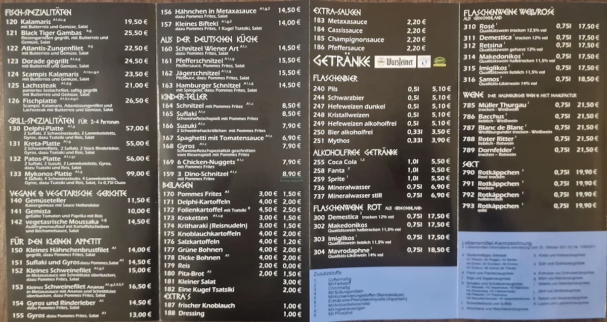 Speisekarte photo 1