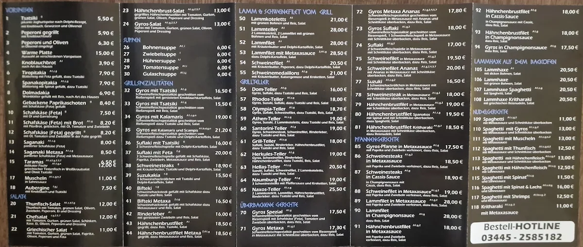 Speisekarte photo 2