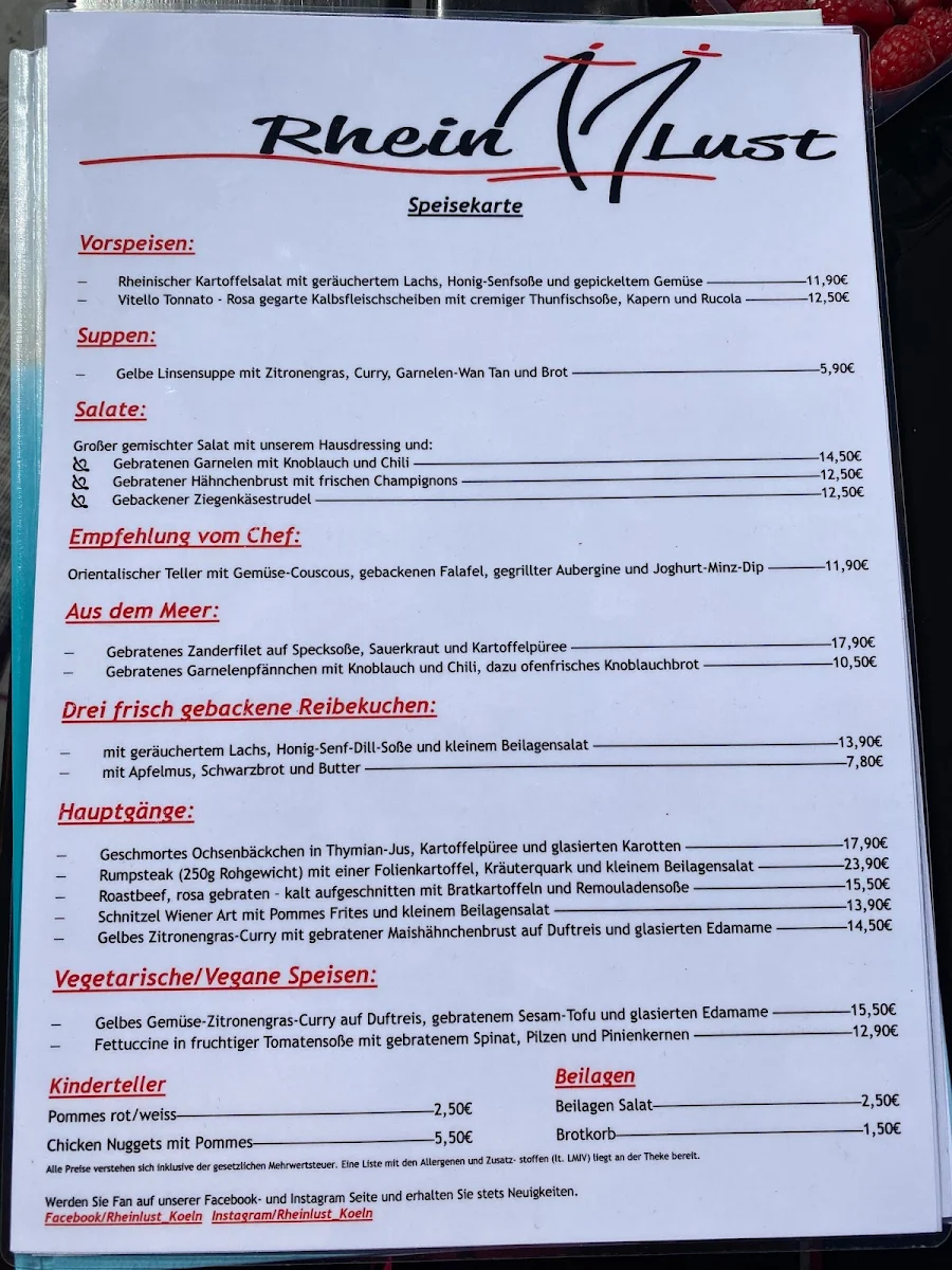 Speisekarte photo 2