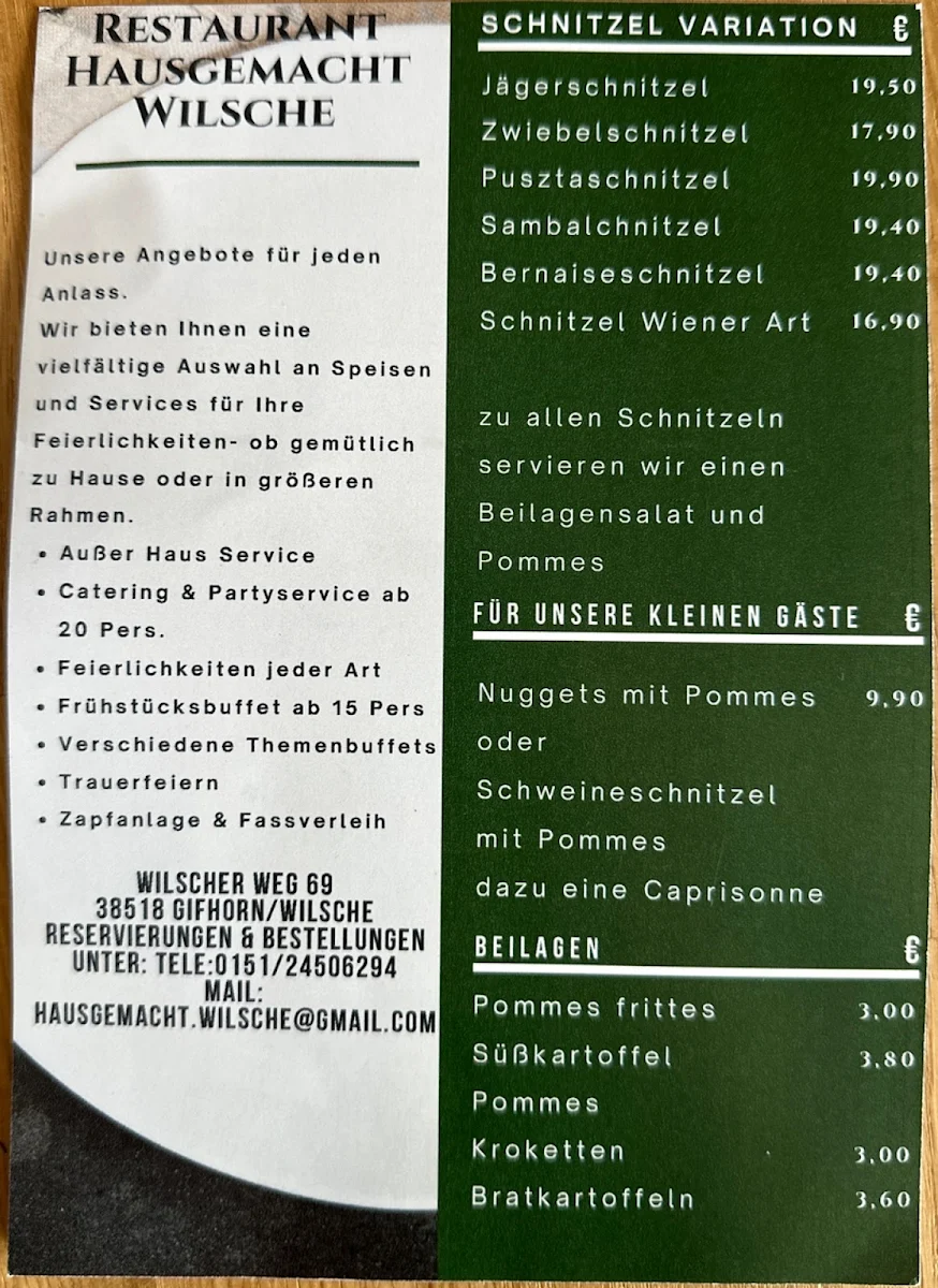 Speisekarte photo 3