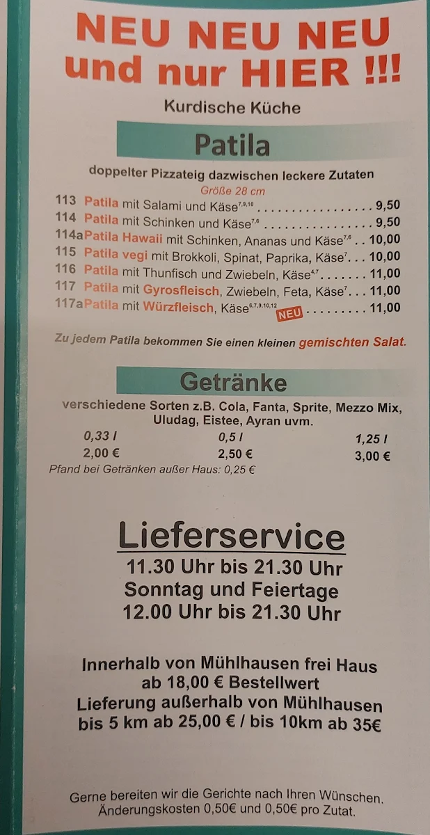 Speisekarte photo 2