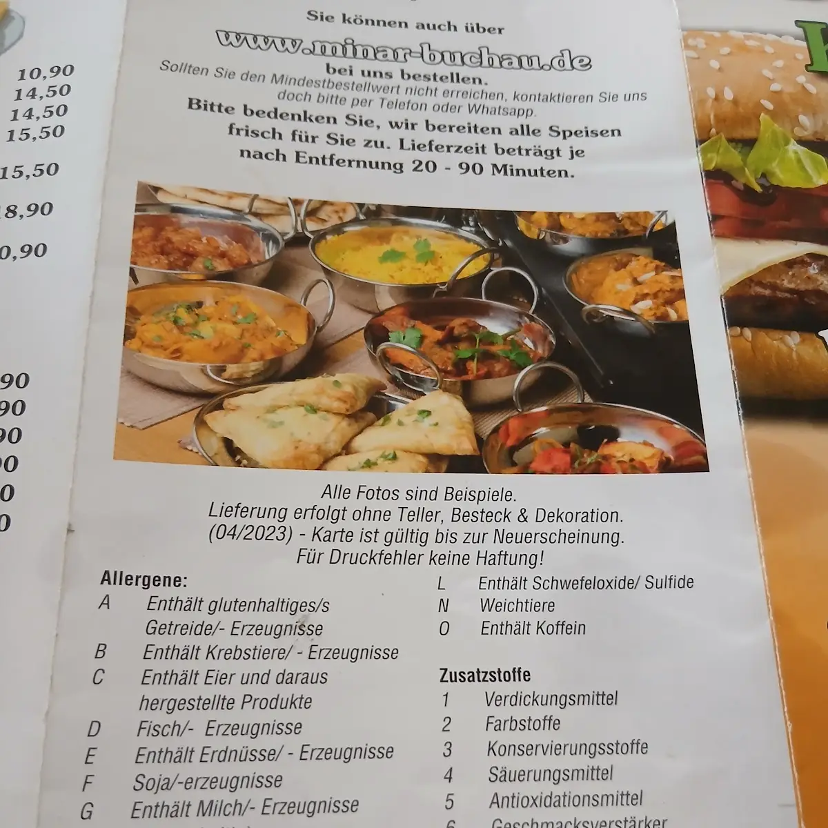 Speisekarte photo 10