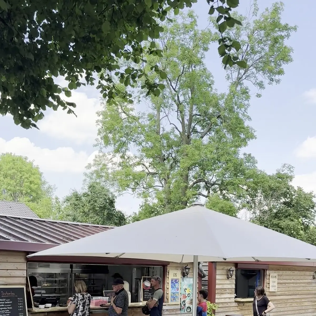 Atmosphäre, Kämper Bräu Biergarten