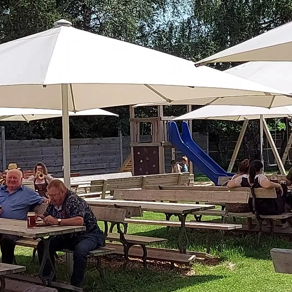 Atmosphäre, Kämper Bräu Biergarten