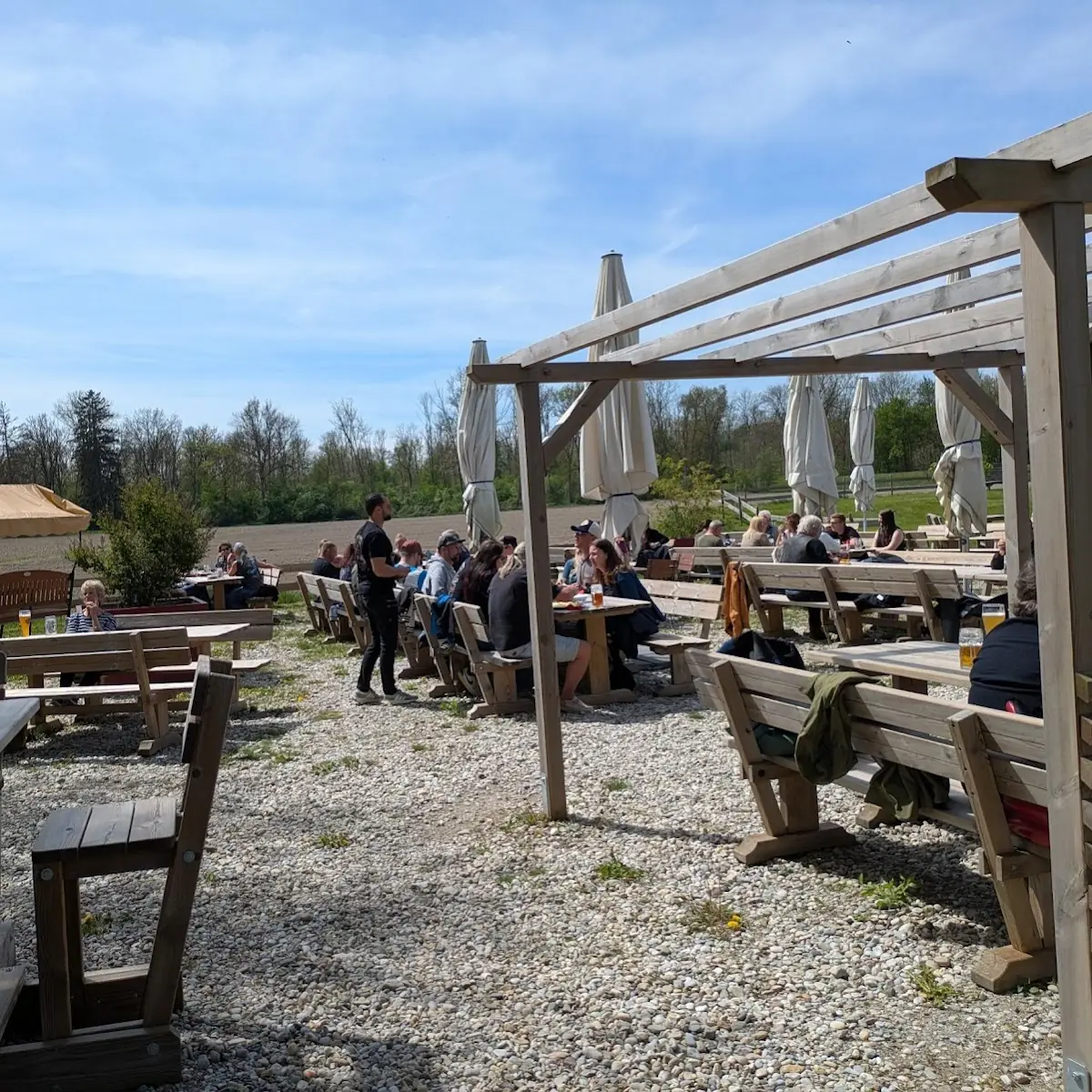 Atmosphäre, Kämper Bräu Biergarten