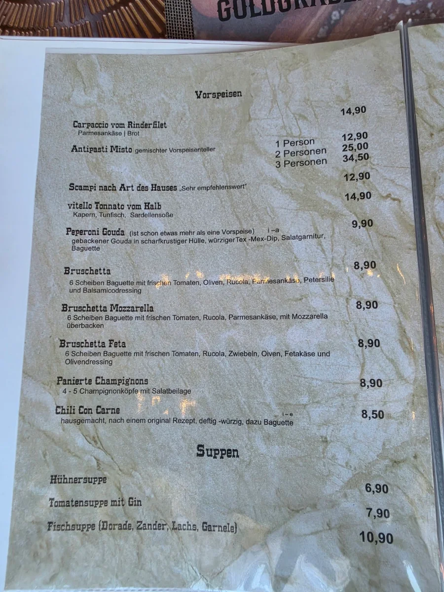 Speisekarte photo 1
