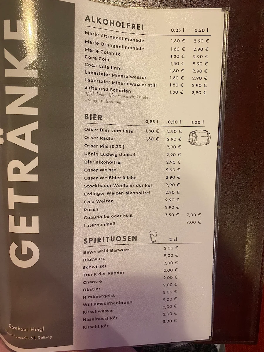 Speisekarte photo 1