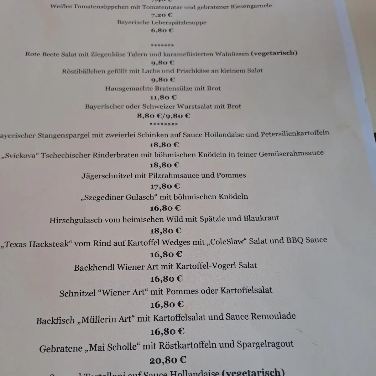 Speisekarte photo 8