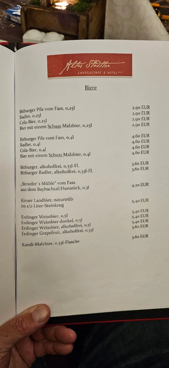 Speisekarte photo 3