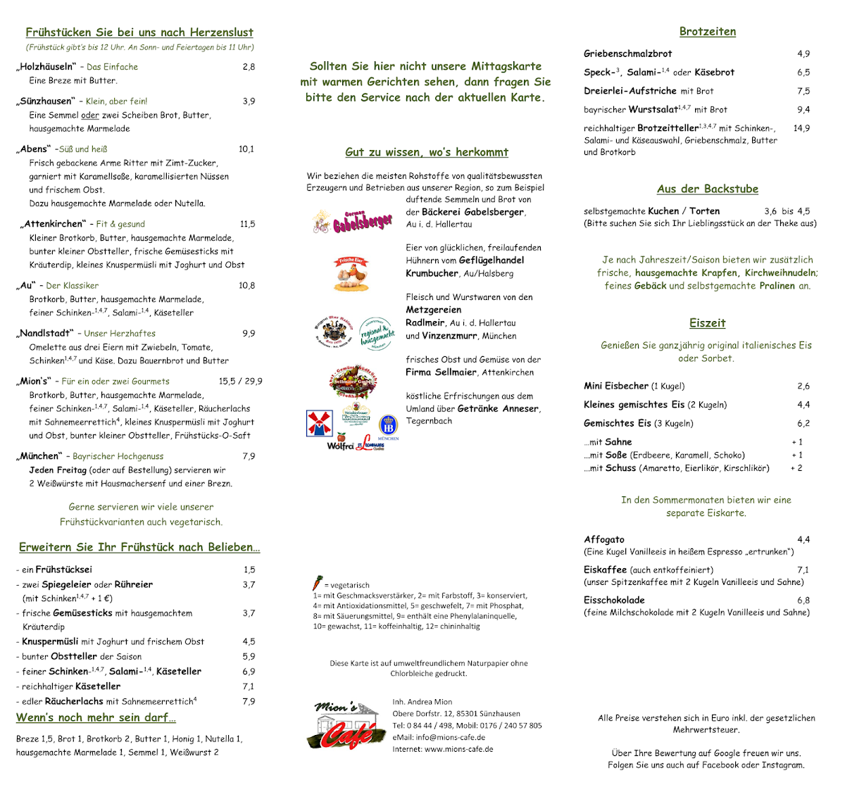 Speisekarte photo 2