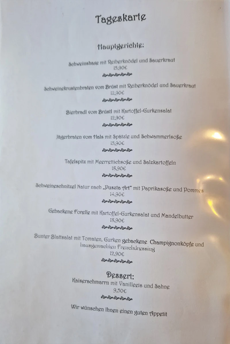 Speisekarte photo 4