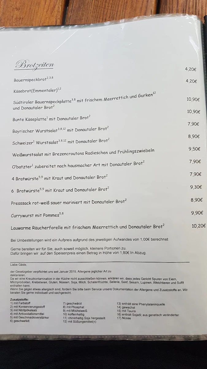 Speisekarte photo 8