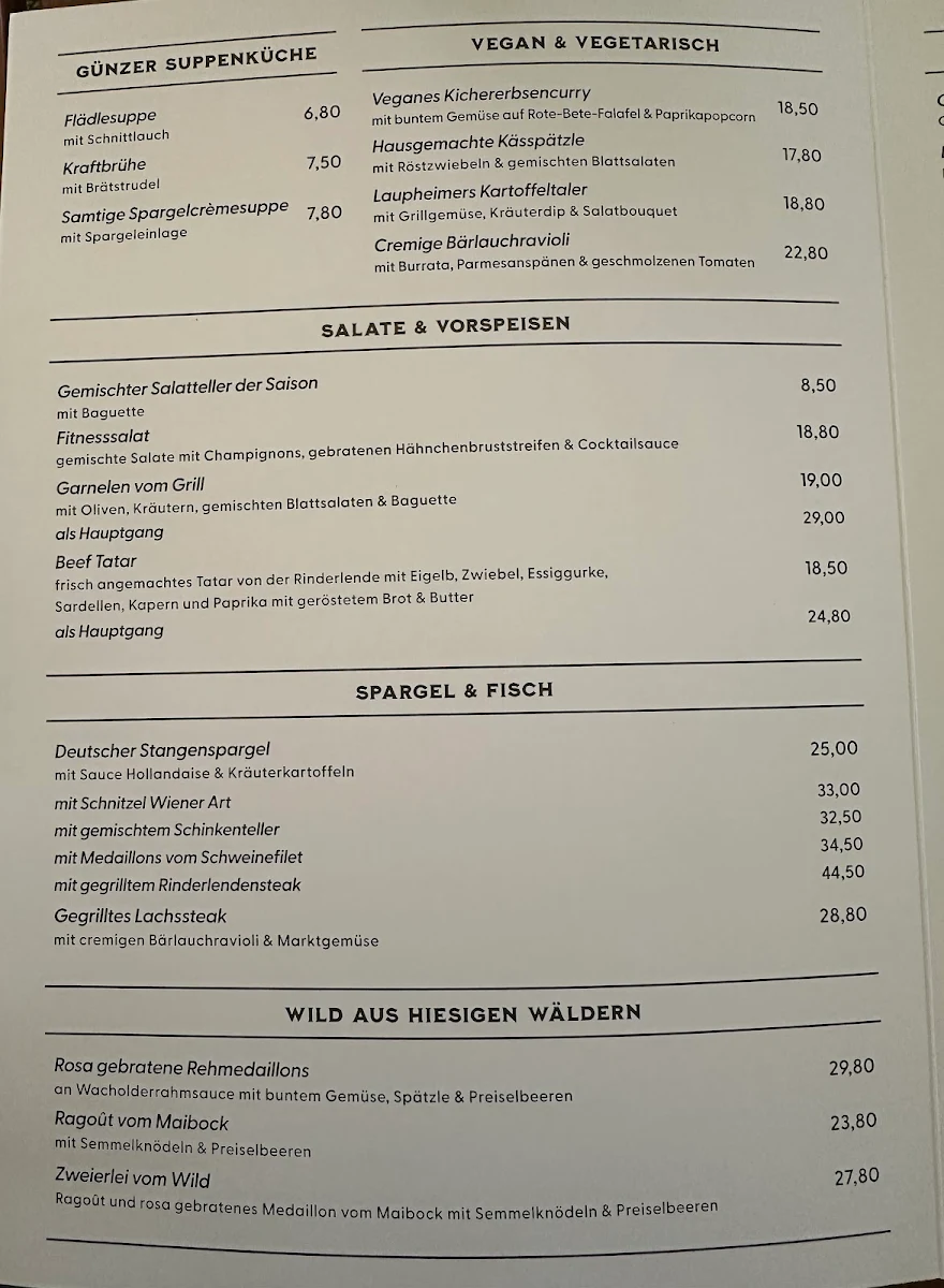 Speisekarte photo 1