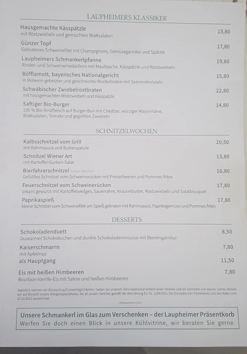 Speisekarte photo 3