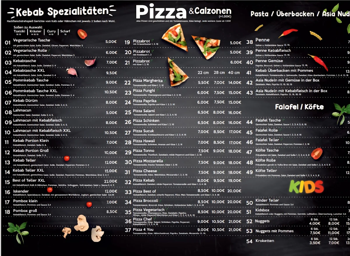 Speisekarte photo 2