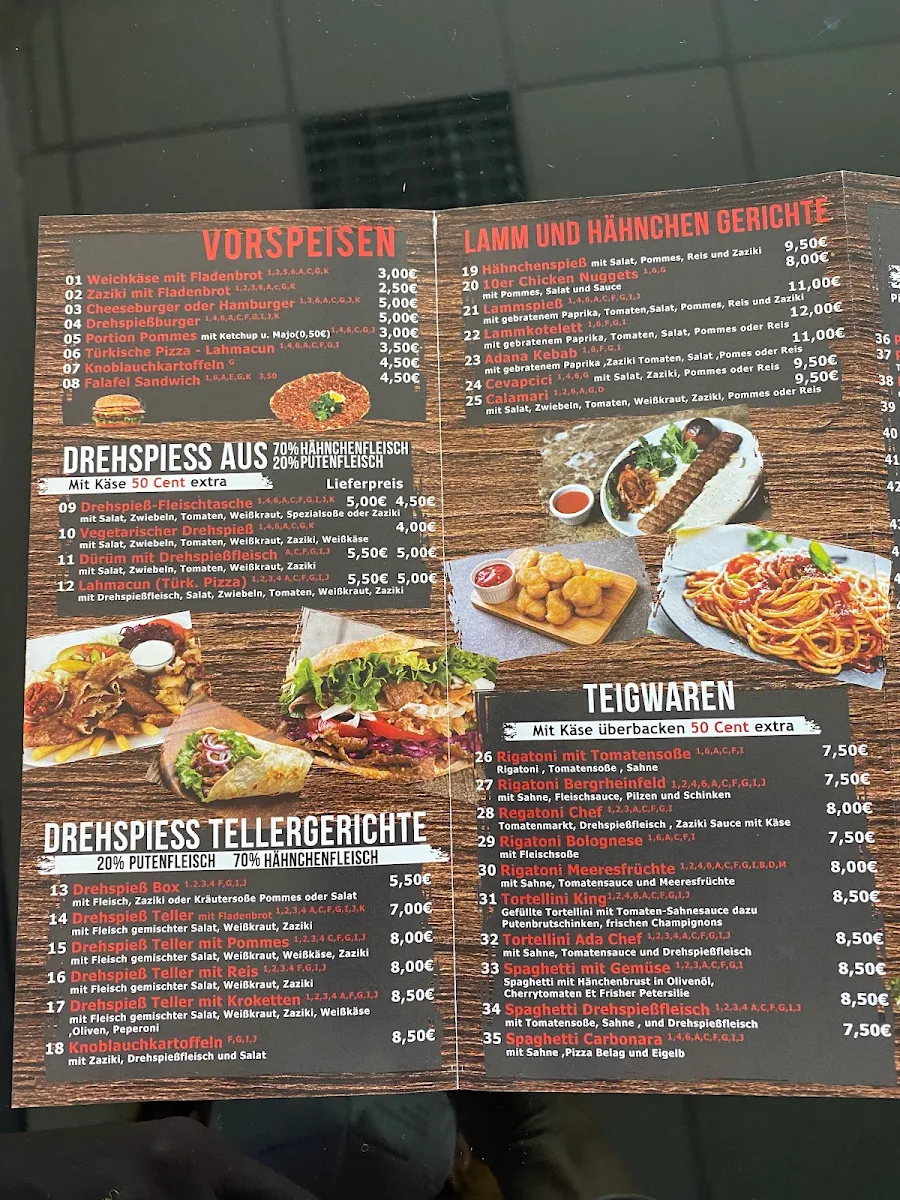 Speisekarte photo 3