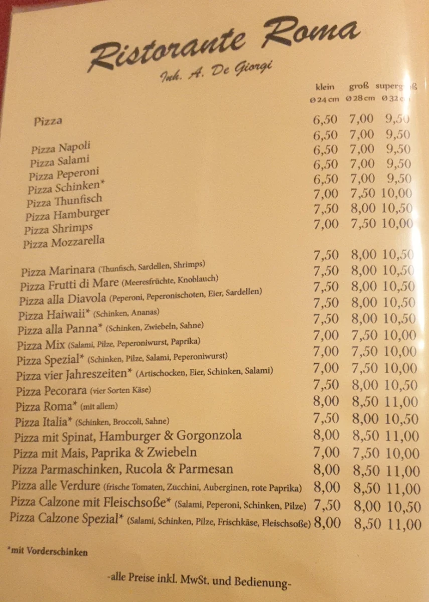 Speisekarte photo 1