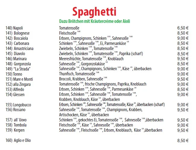 Speisekarte photo 5