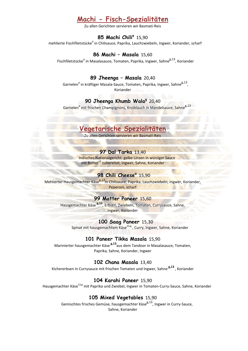 Speisekarte photo 4