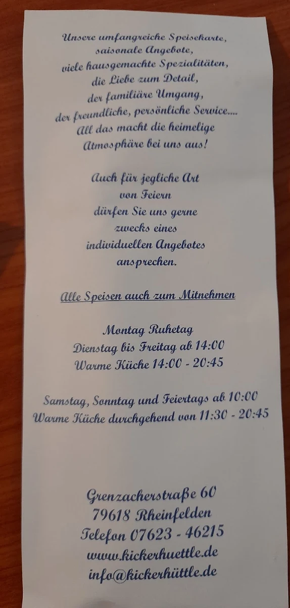 Speisekarte photo 2