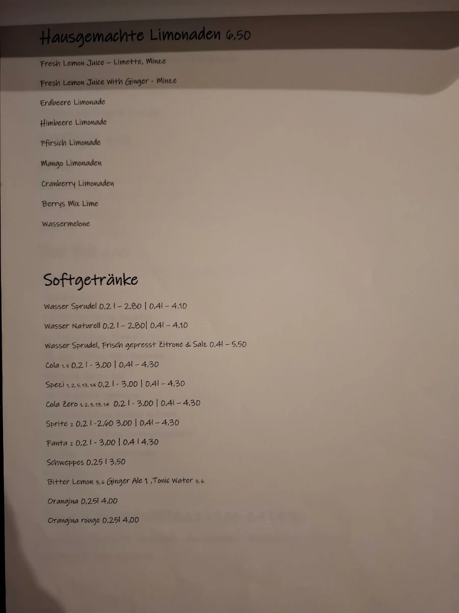 Speisekarte photo 1