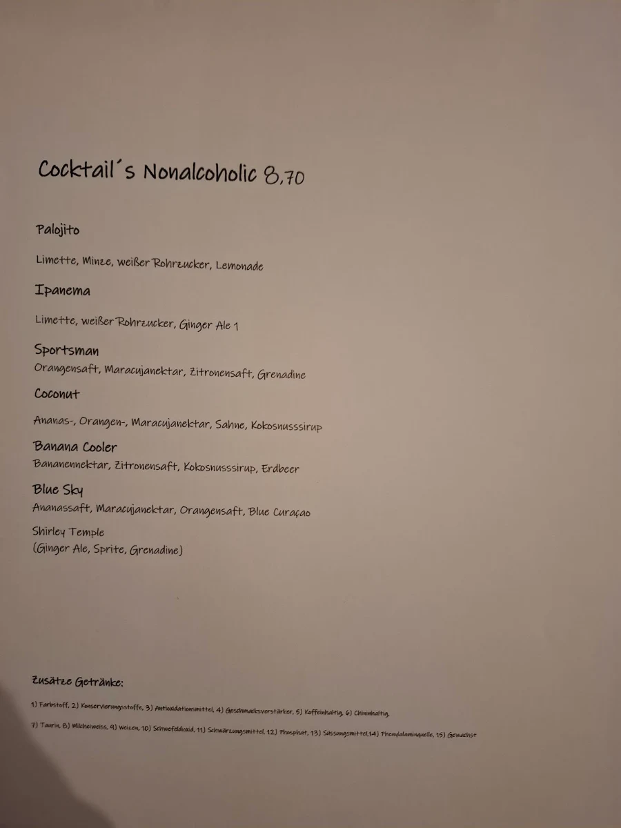 Speisekarte photo 5