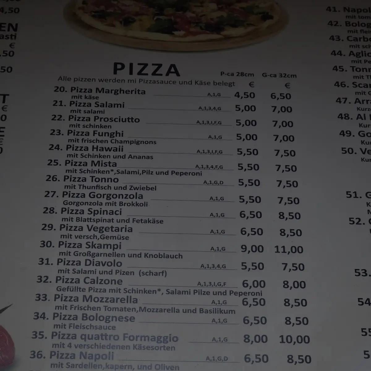 Speisekarte photo 3