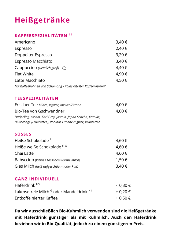 Speisekarte photo 2