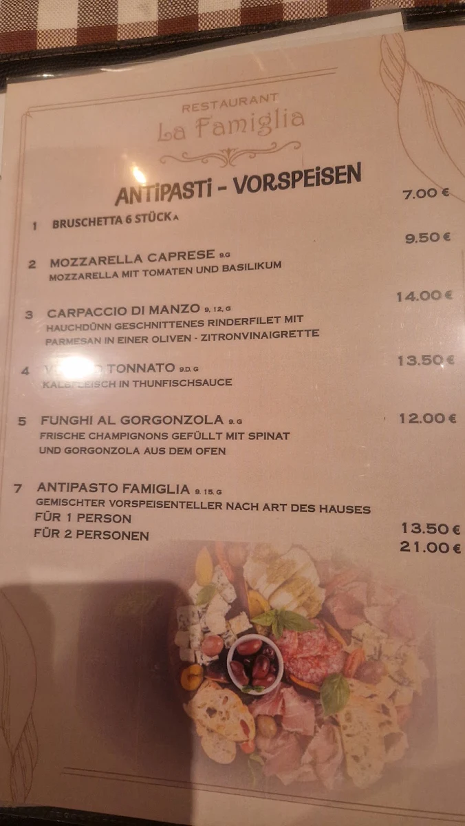 Speisekarte photo 2
