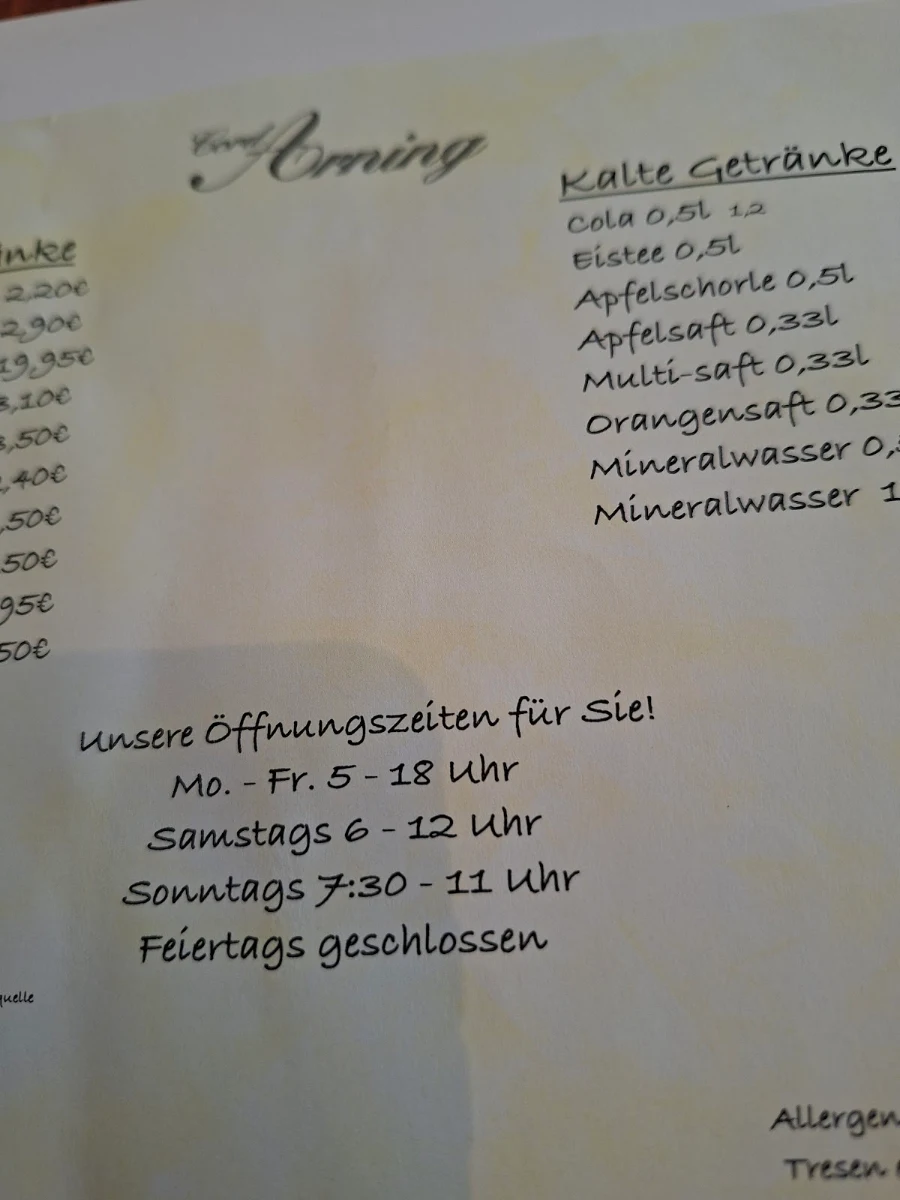 Speisekarte photo 1