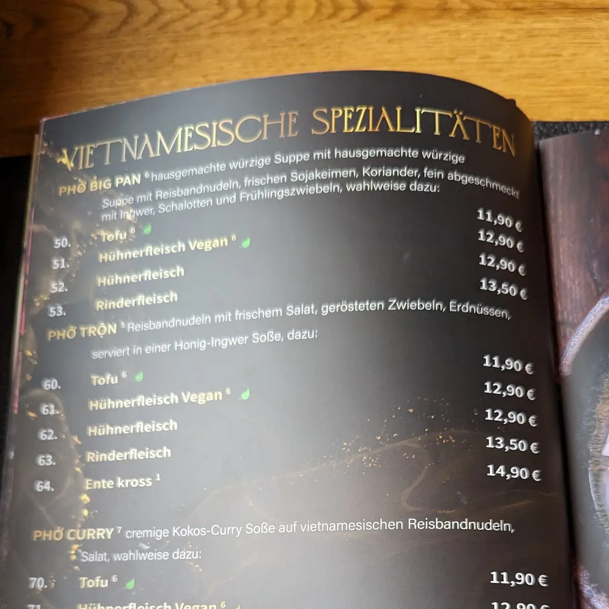 Speisekarte photo 2