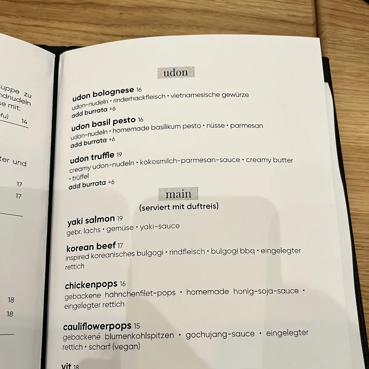 Speisekarte photo 6