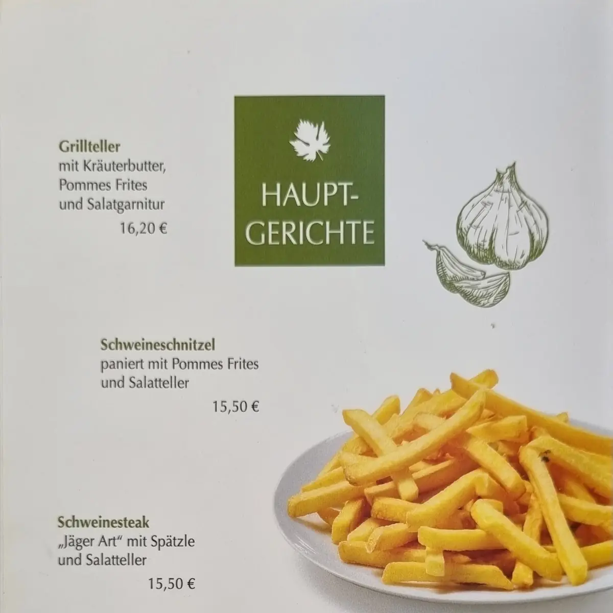 Speisekarte photo 2