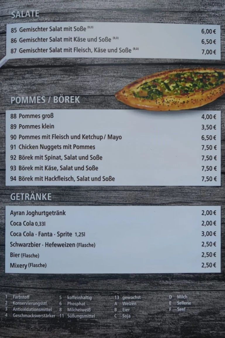 Speisekarte photo 6