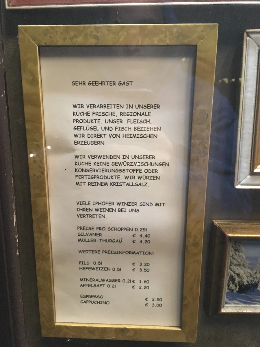 Speisekarte photo 2