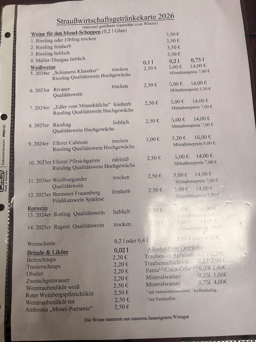 Speisekarte photo 2