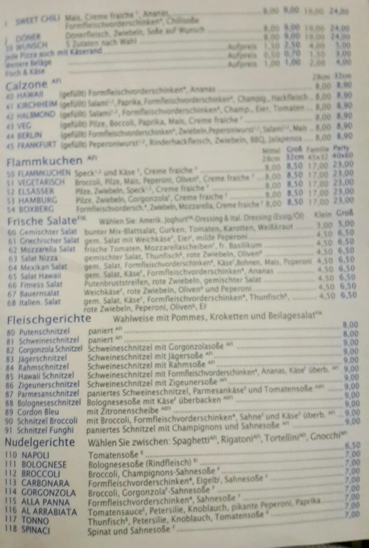 Speisekarte photo 3