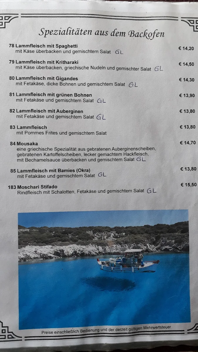 Speisekarte photo 2
