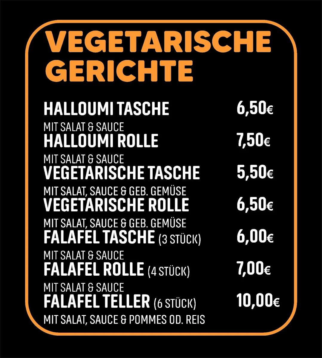 Speisekarte photo 2