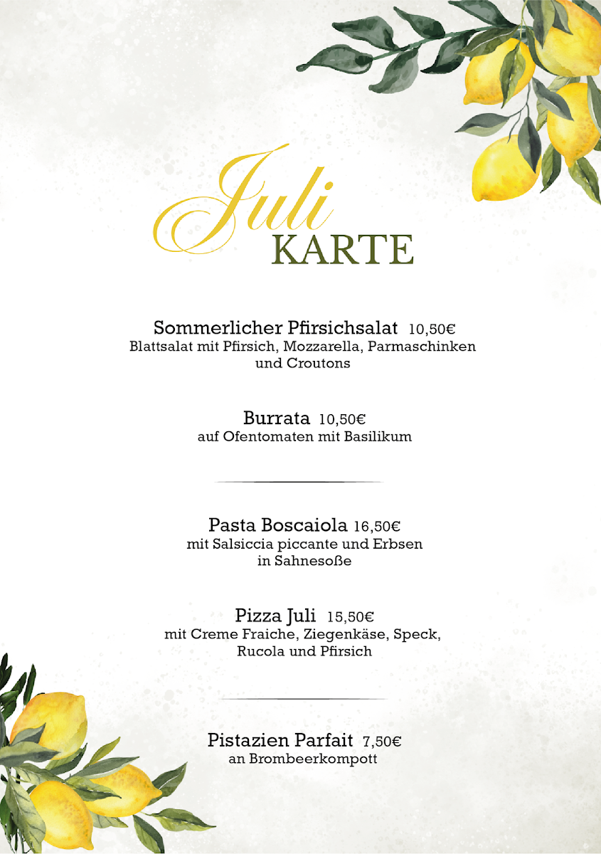 Speisekarte photo 1
