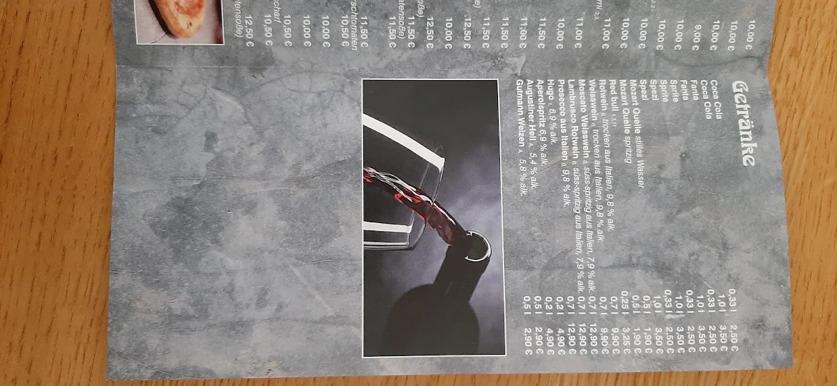Speisekarte photo 2