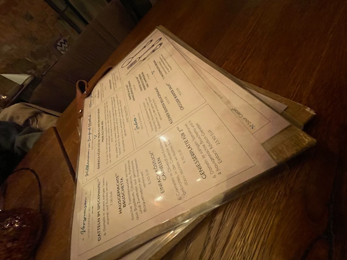 Speisekarte, Einfach Köstlich Restaurant-Bar-Cafè