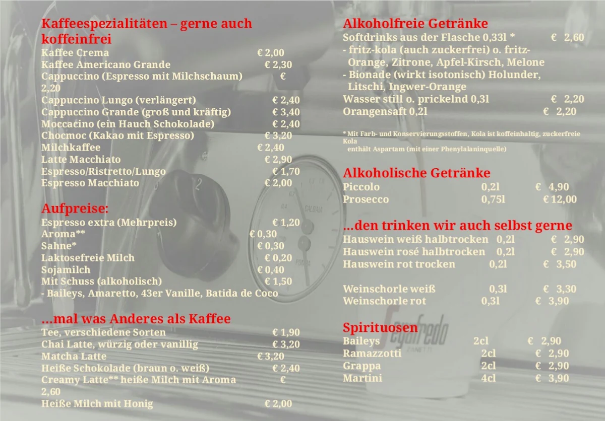 Speisekarte photo 1