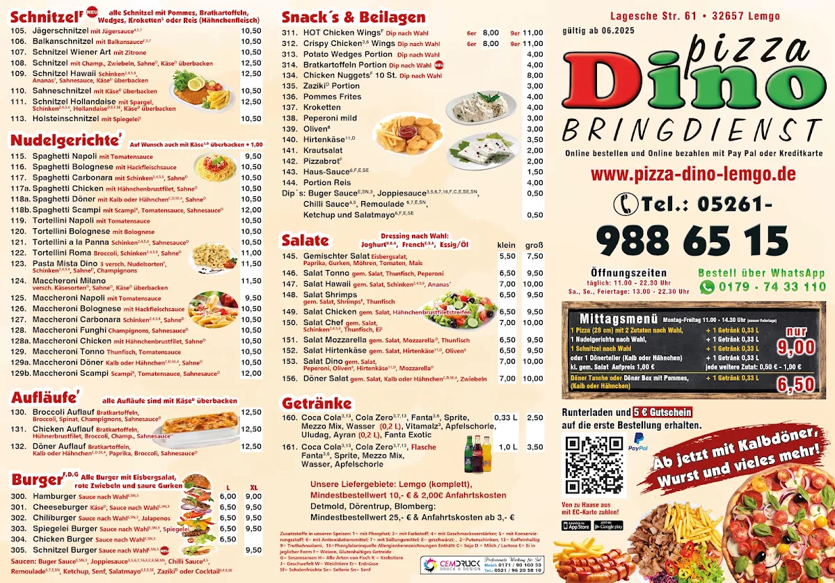 Speisekarte photo 2