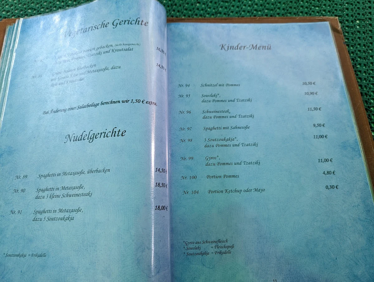 Speisekarte photo 2