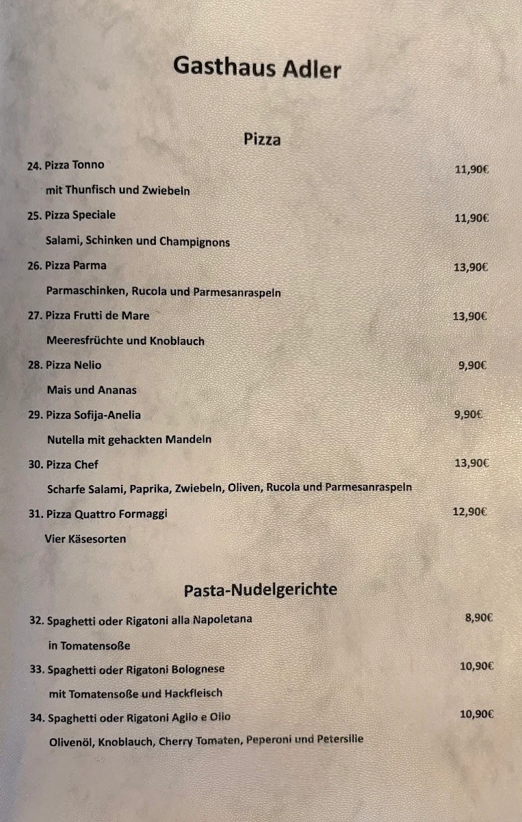 Speisekarte photo 1